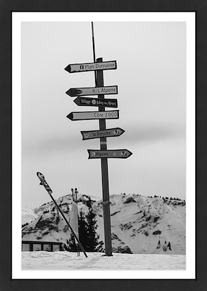 30 x 42 Snowy Directions (GF)