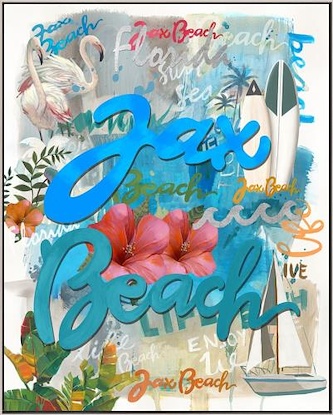 40 x 50 Jax Beach (GS)