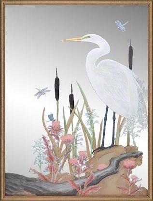 36 x 48 Nothing to Egret II (MIC)