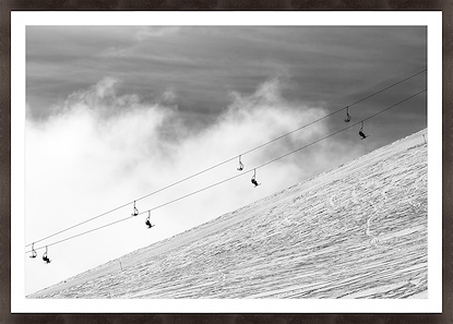 60 x 43 Snow Off-piste Ski Slope (GF)