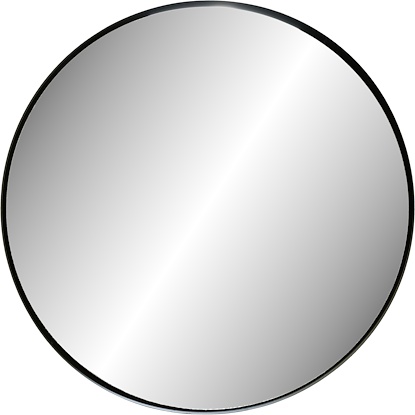 30 x 30 Edge Round Mirror (30" Black) (MIR)