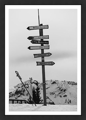 30 x 42 Snowy Directions (GF)