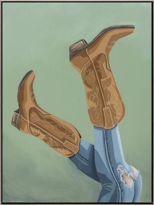30.00 x 40.00 Cowgirl 
