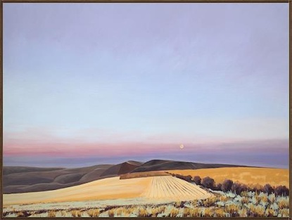 32 x 24 Moon over Wallowa County (FC)