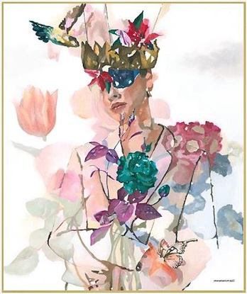 40 x 48 Blooming Serenity II (LN)
