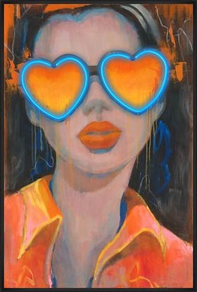 40 x 60 Orange Sunglasses (ELE)