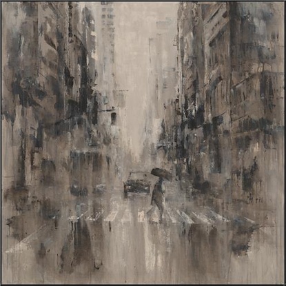 40 x 40 Sauntering on the Street (KG)