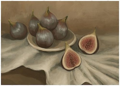 14 x 10 Still Life with Figs I (NAT)