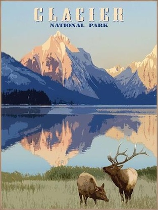 36 x 48 National Park-Glacier (FC)