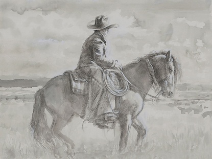 24 x 18 Riders of the Open Range II (FC)