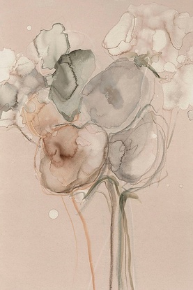 24 x 36 Floral Drops II (LN)