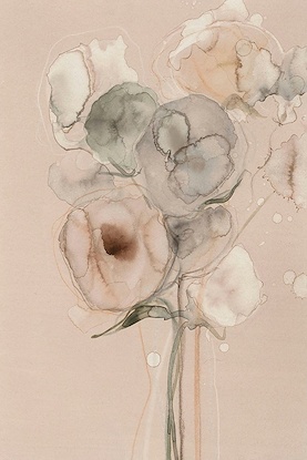 24 x 36 Floral Drops IV (LN)