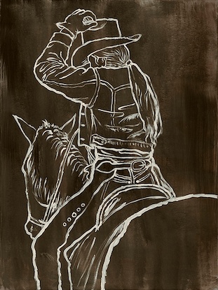 30 x 40 Back in the Saddle I (IBG)
