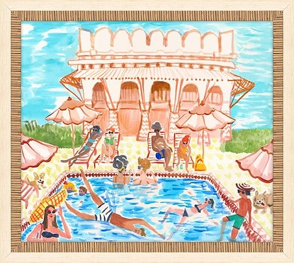 27.25 x 24.25 Poolside Play I (FMA-WNAT)