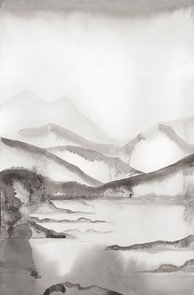 13.5 X 20.5 Morning Mountains I* (OG)