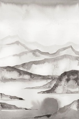 13.5 X 20.5 Morning Mountains II* (OG)