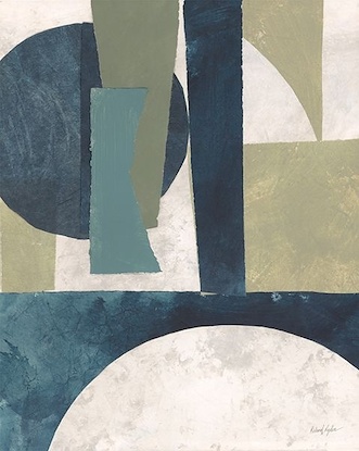 15 X 18.75 Interlude in Green and Blue II* 