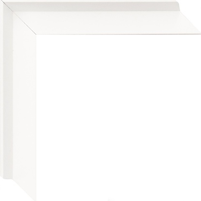 Matte White Oslo Floater (Frame Corner Sample)