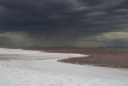 60 x 40 North East Shore Great Salt Lake, Looking Southwest (FC)