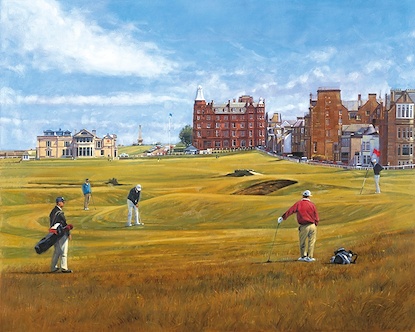 37.5 x 30 St. Andrews, 17th (IBG)