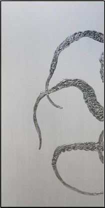 24 x 48 Octopus in Iron I (HP)(Without Glitter)