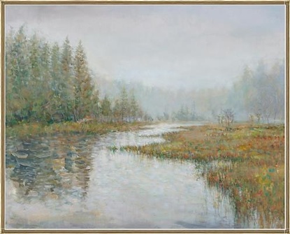 50 x 40 Mist over Water I (LN)