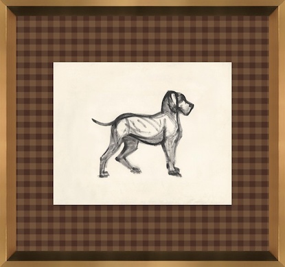 16 x 15 Canine Impression I (GF)