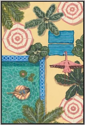24 x 36 Subtropical Swimming II (FC)