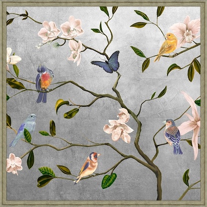 40 x 40 Vignette Feathers (FMA)