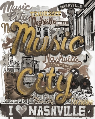 40 x 50 Nashville Music City (PCO)