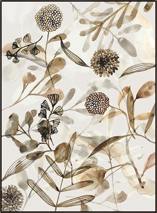 30 x 41 Blooming in Gold II (LNGG)