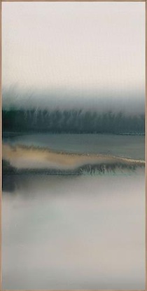 24 x 48 Lake at Dusk I (FC)