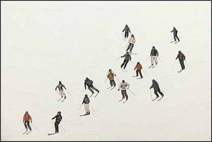 60 x 40 Downhill Skiing II (NG)