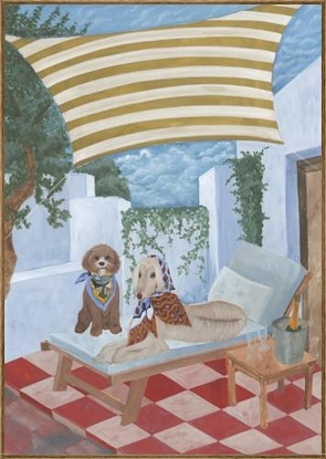 24 x 34 Garden Gossip II (WNAT)