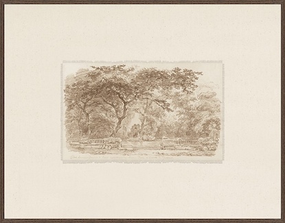 20 x 15.50 View in the Garden of Prince Doria, at Pegli near Genoa (TML)
