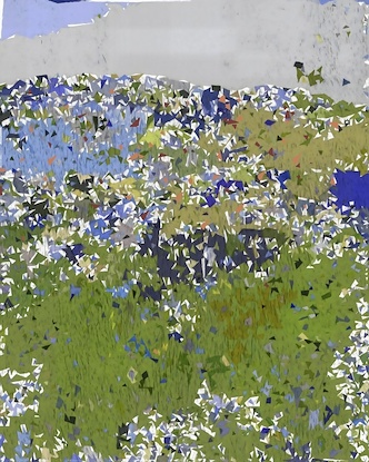 40 x 50 Vibrant Landscape Mosaic (FC)
