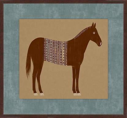 20 x 19 Spotted Forest Horse IV (GF)